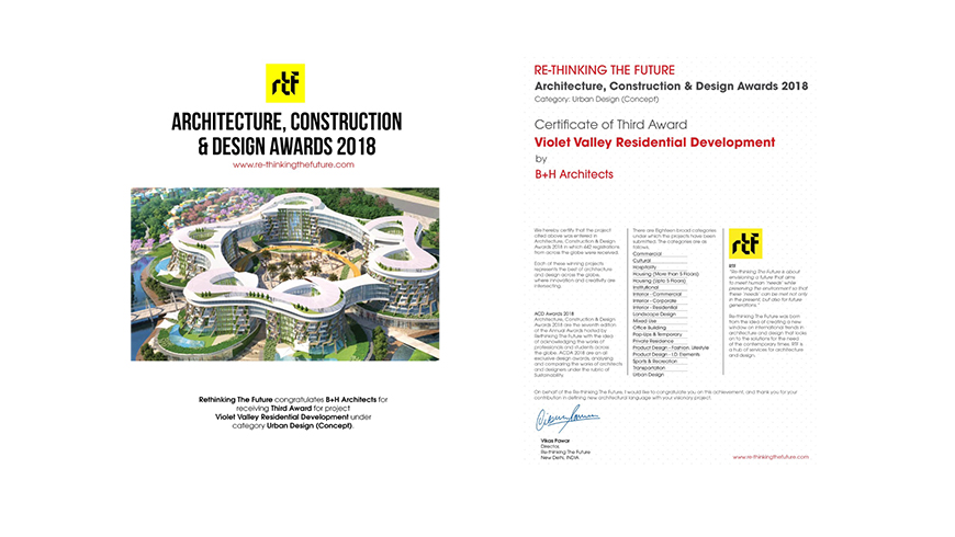 Giải thưởng Quốc tế về Kiến trúc, Xây dựng & thiết kế 2018 - Dự án Violet Valley Phú Quốc - Khu Dân Cư Thung Lũng Tím Phú Quốc
